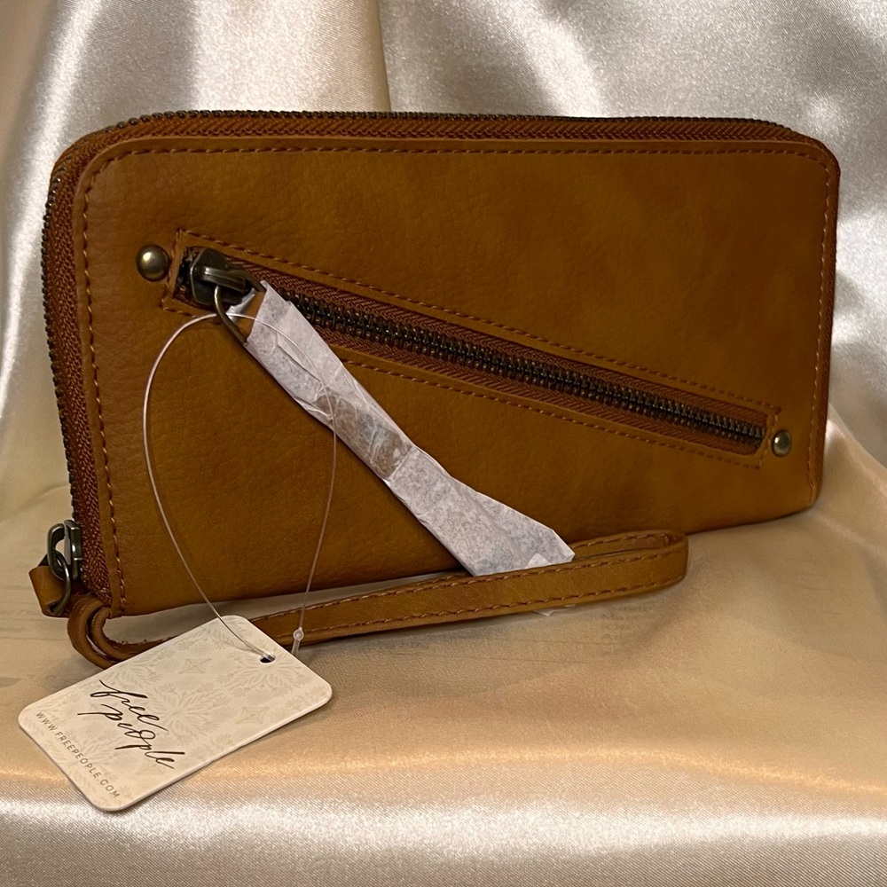 NWT Free People Tan Long Wallet